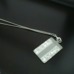 Coach lanyard and ID case